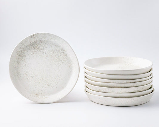Skali Coupe Salad Plate Plates Haand Birch Set of 4