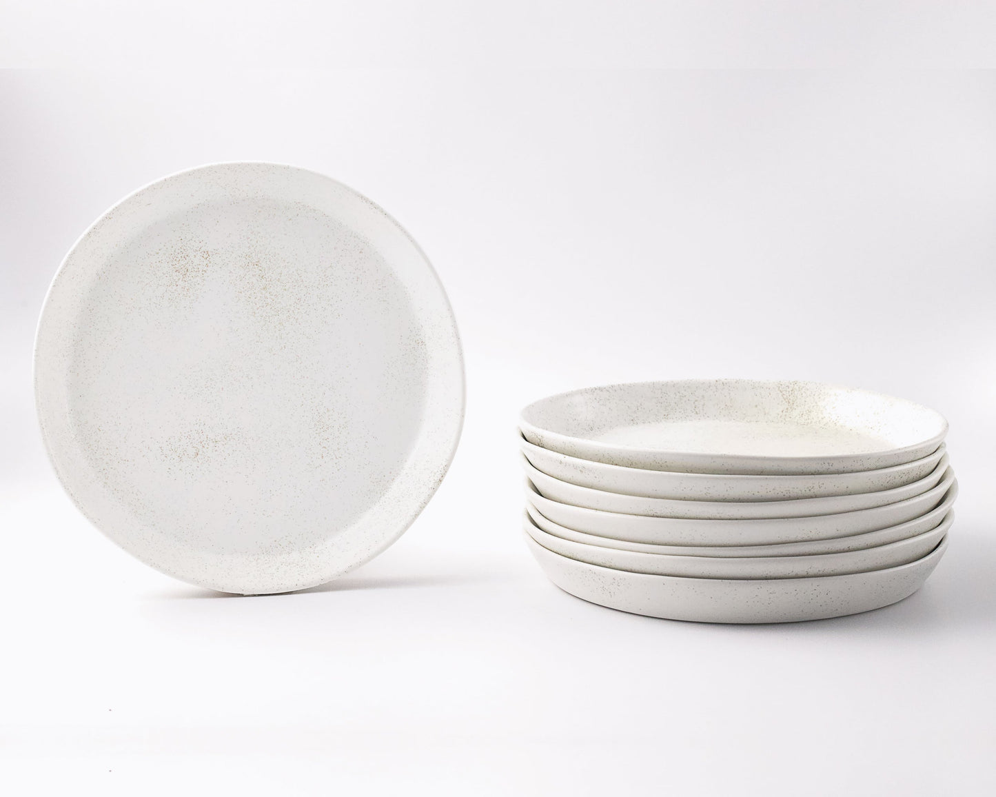 Skali Coupe Dinner Plate Plates Haand Birch Set of 4