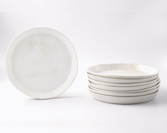 Skali Coupe Dinner Plate Plates Haand Birch Set of 4