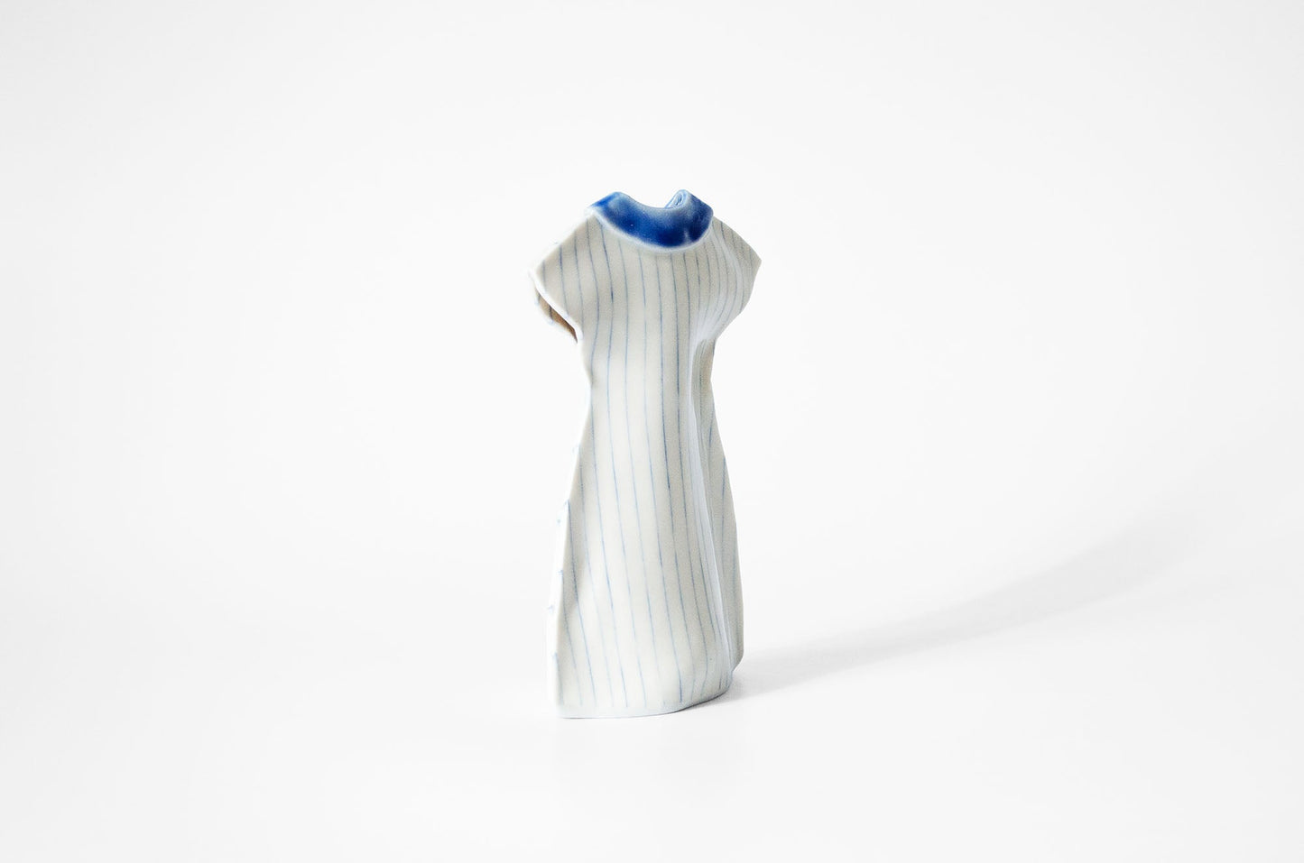 Nerikomi Porcelain Dress Shape Bud Vase Ceramic Vase Saori M Stoneware