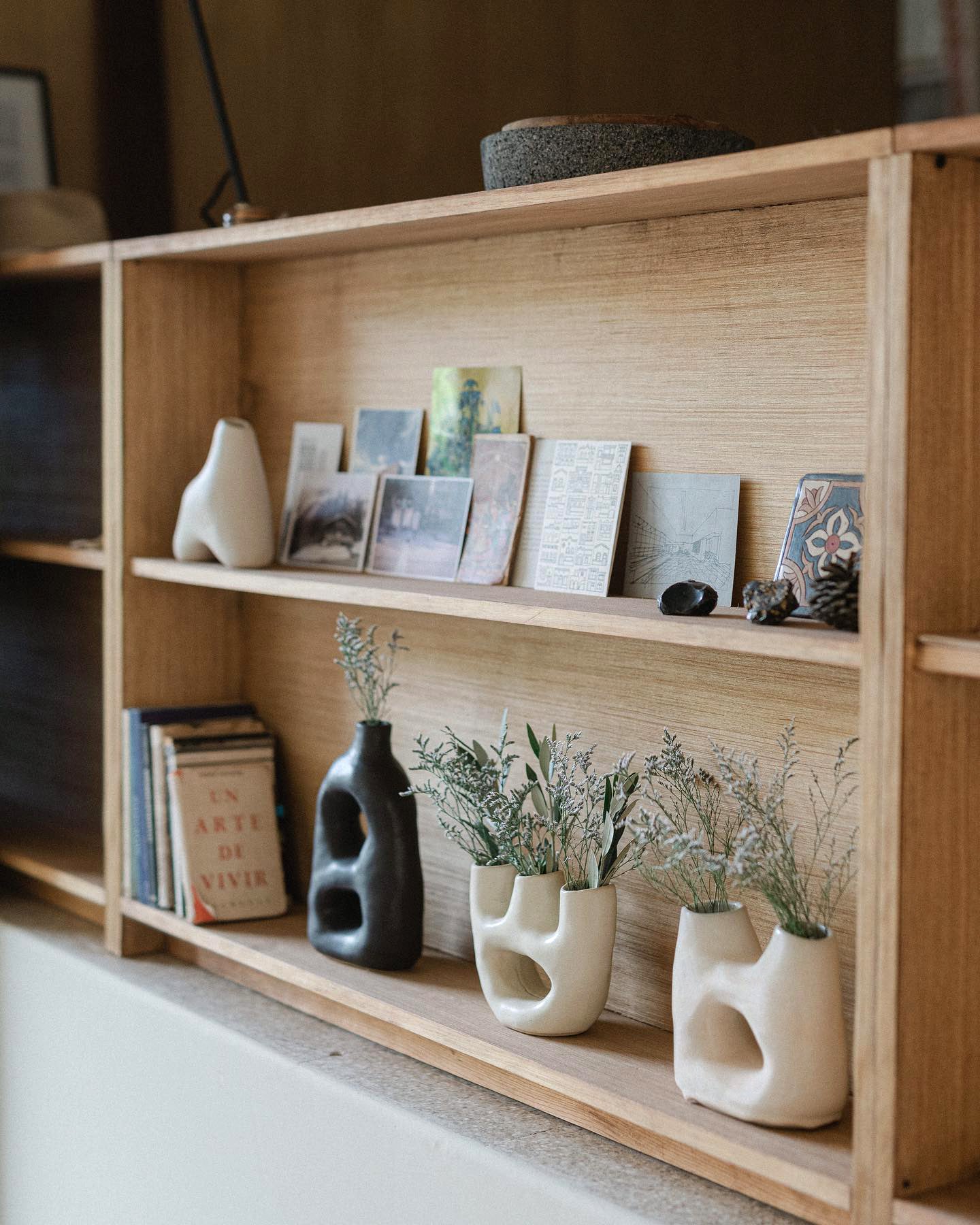 Dual Clay Vase - Natural Vases atacama home
