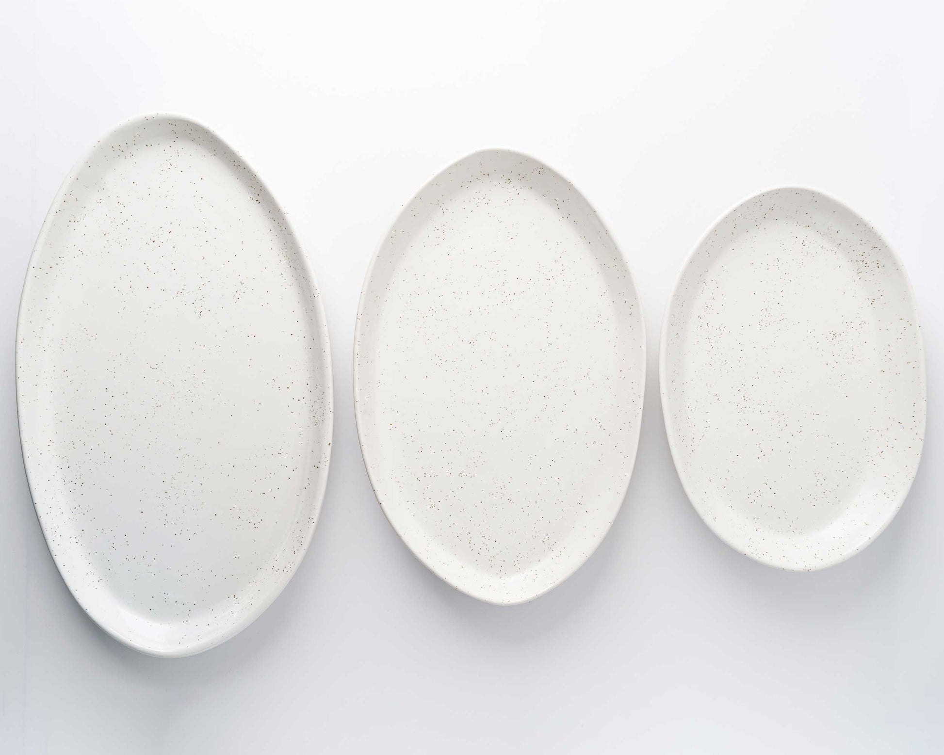 3 Piece Serving Platter Set Set Haand