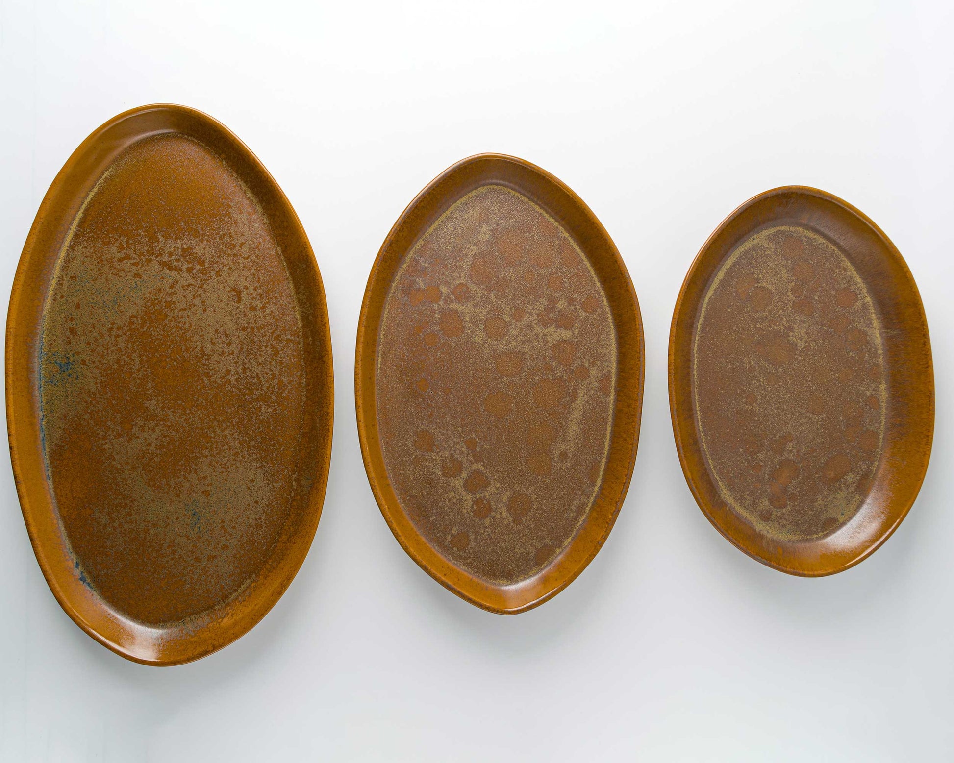 3 Piece Serving Platter Set Set Haand
