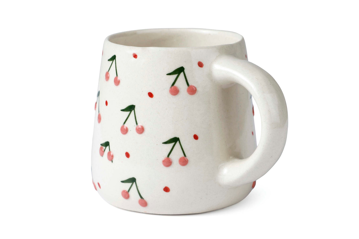 Handcrafted Cherry Blossom Ceramic Mug | Set of 4 Mug Casa Amarosa