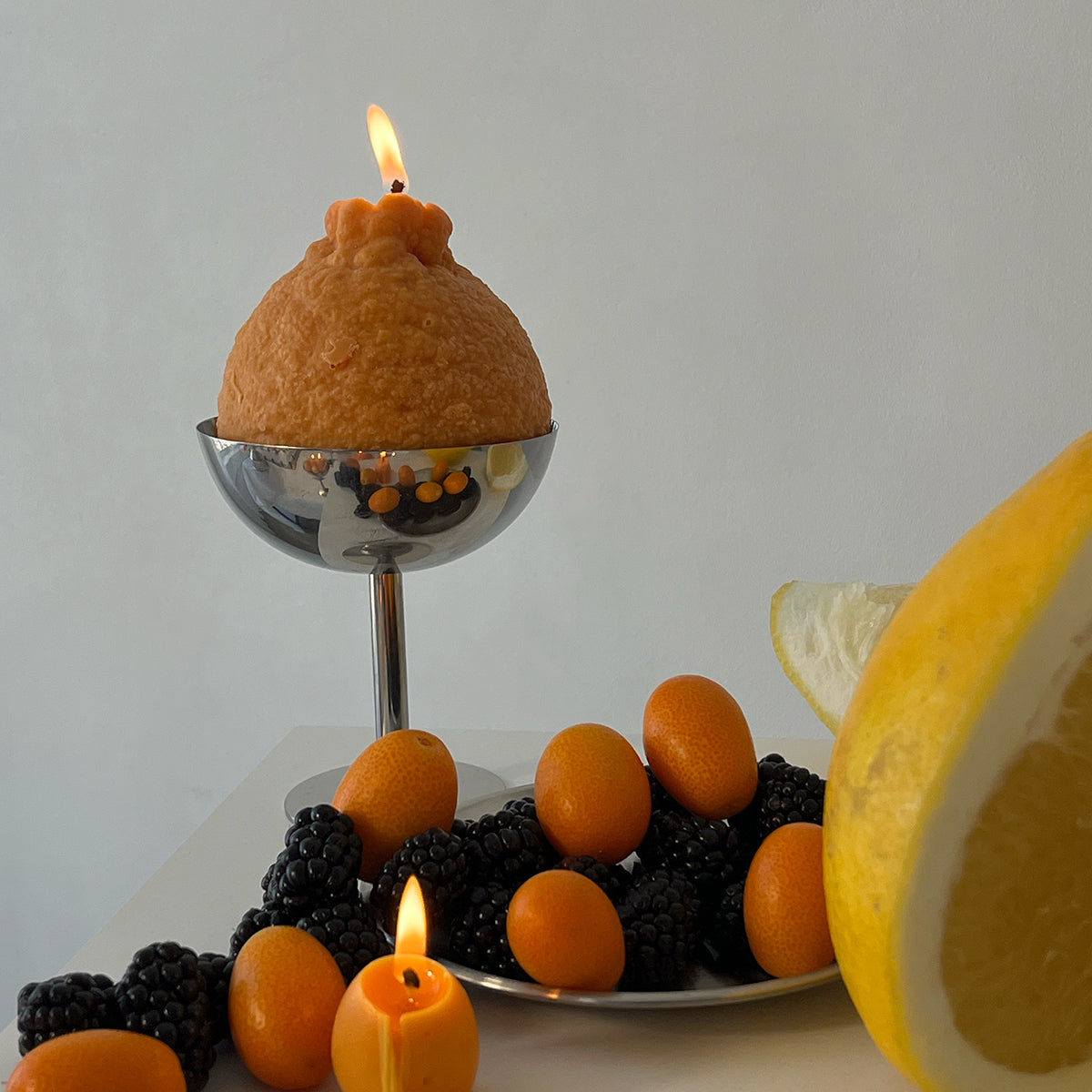 Large Dekopon Orange Candle | Hand-Poured Soy Wax Farmers Markets Scandles