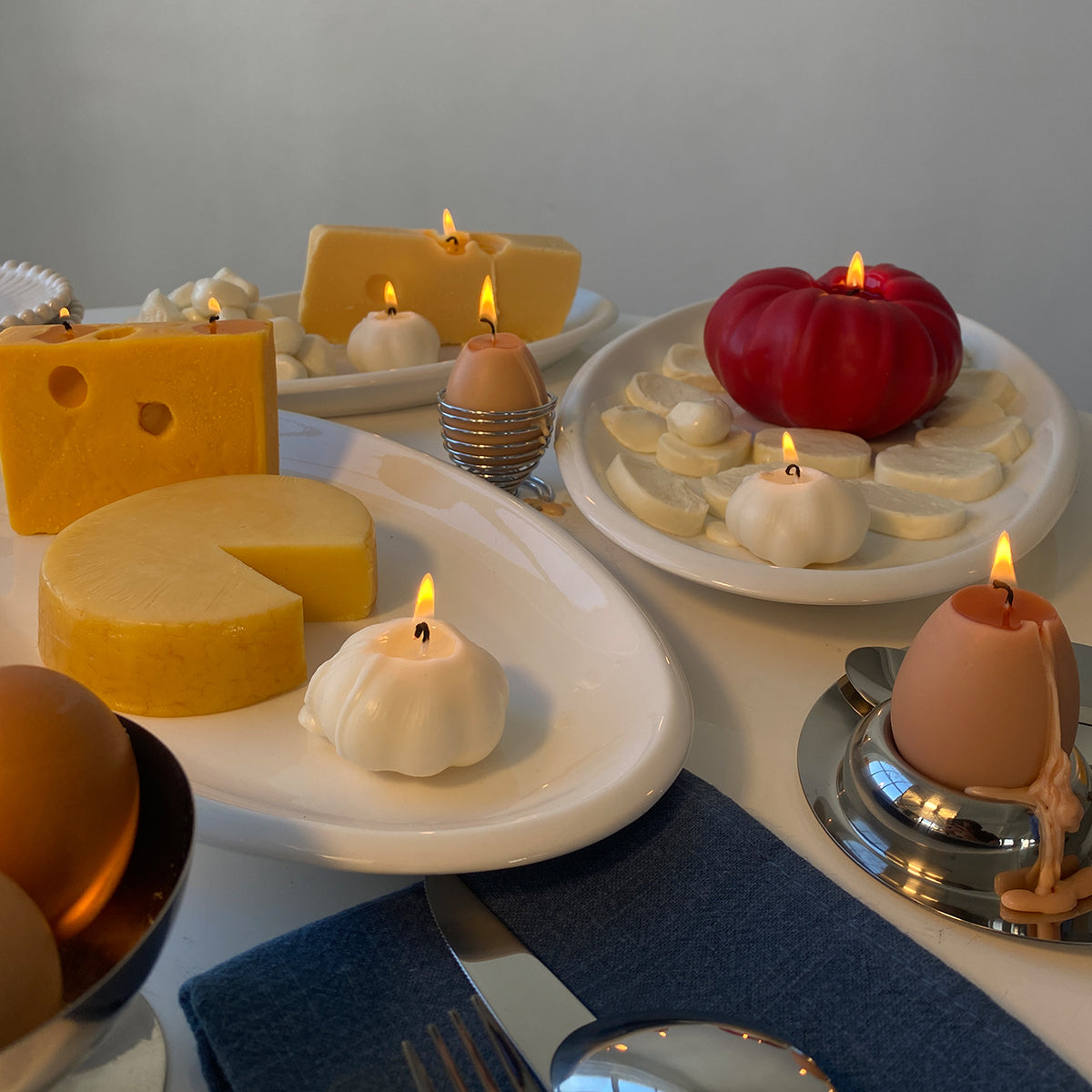 Swiss Cheese Candle | Hand-Poured Soy Wax Farmers Markets Scandles