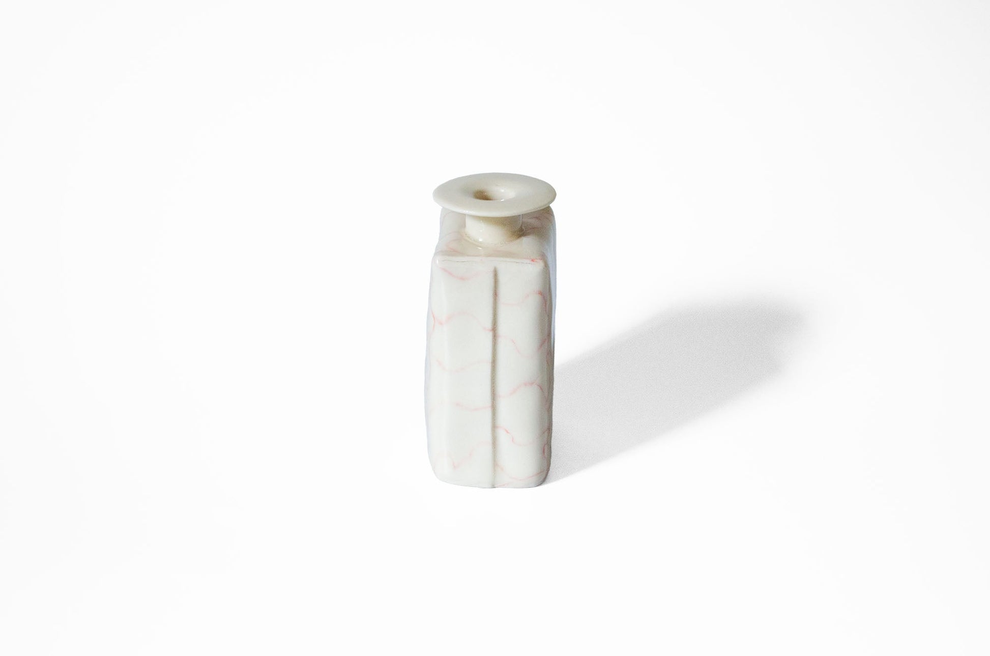 Nerikomi Lattice Pattern Bud Vase | Handmade Porcelain Porcelain Vase Saori M Stoneware