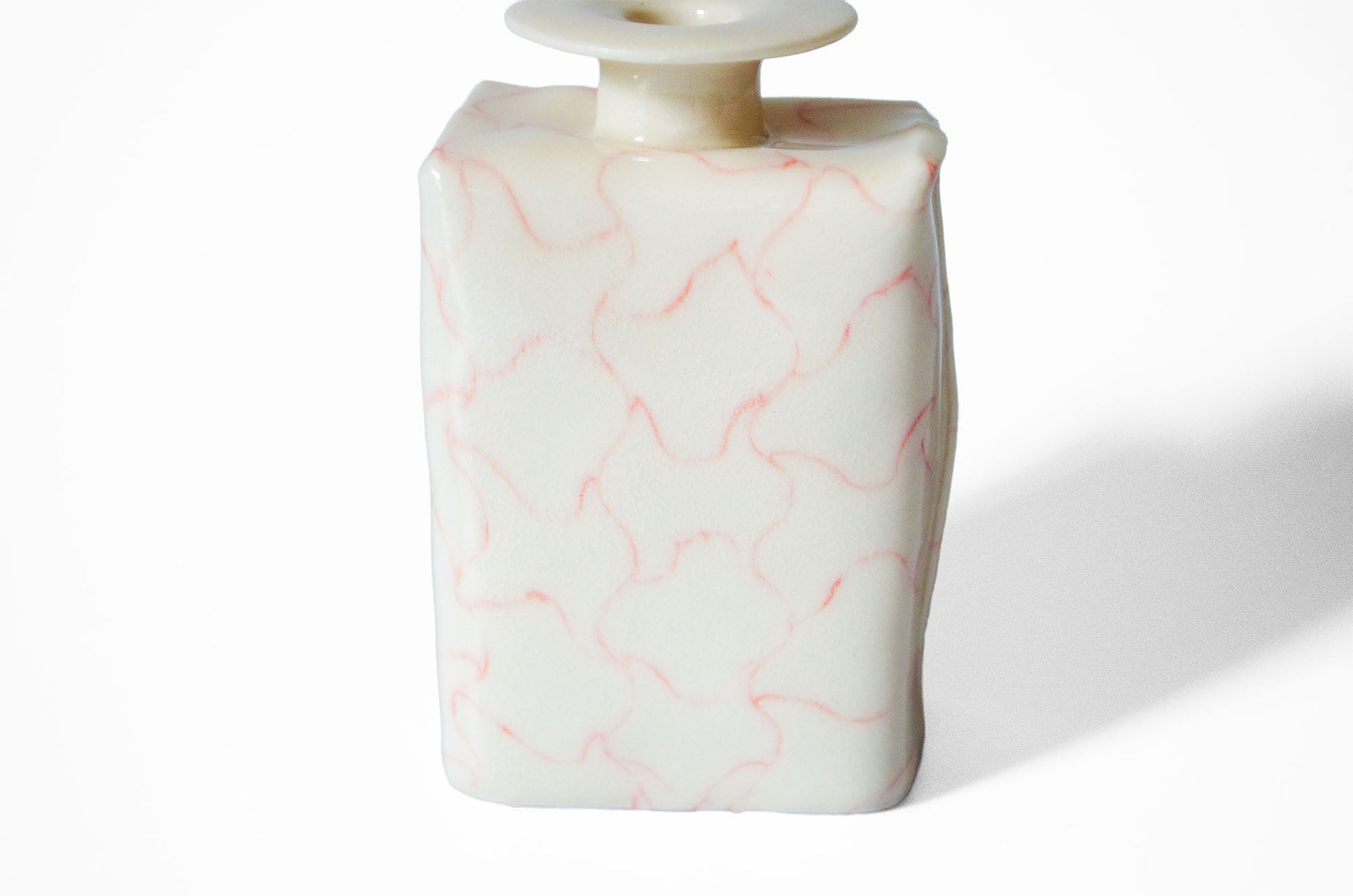 Nerikomi Lattice Pattern Bud Vase | Handmade Porcelain Porcelain Vase Saori M Stoneware