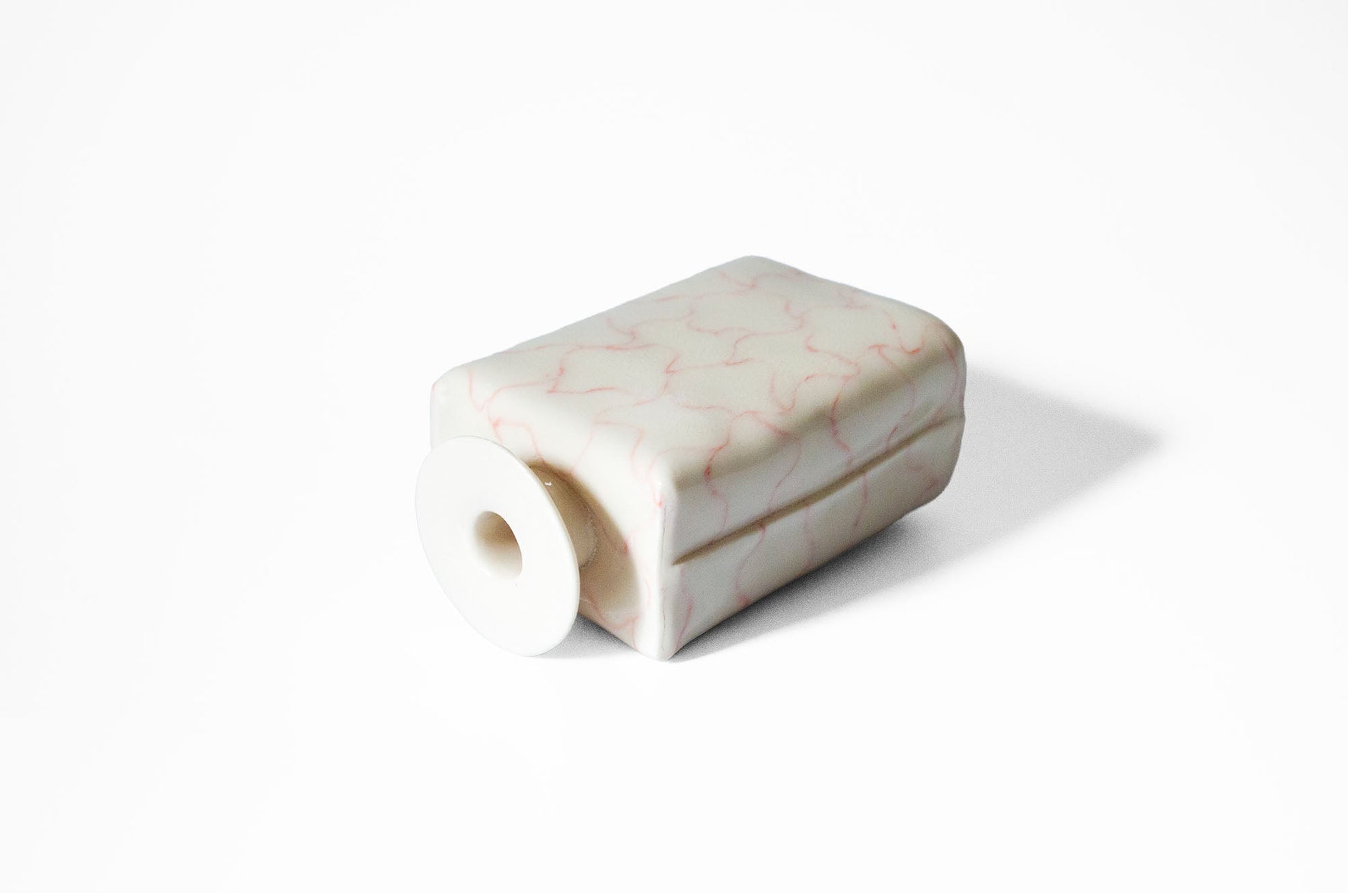 Nerikomi Lattice Pattern Bud Vase | Handmade Porcelain Porcelain Vase Saori M Stoneware