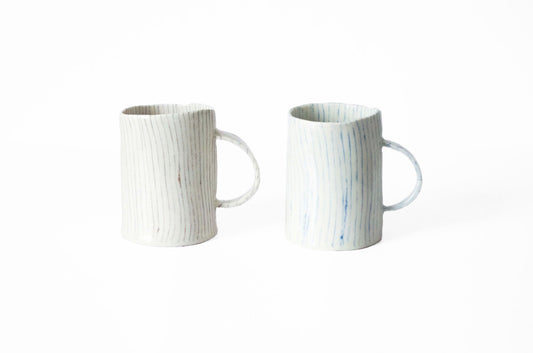 Nerikomi "Stump" Mug Mug Saori M Stoneware