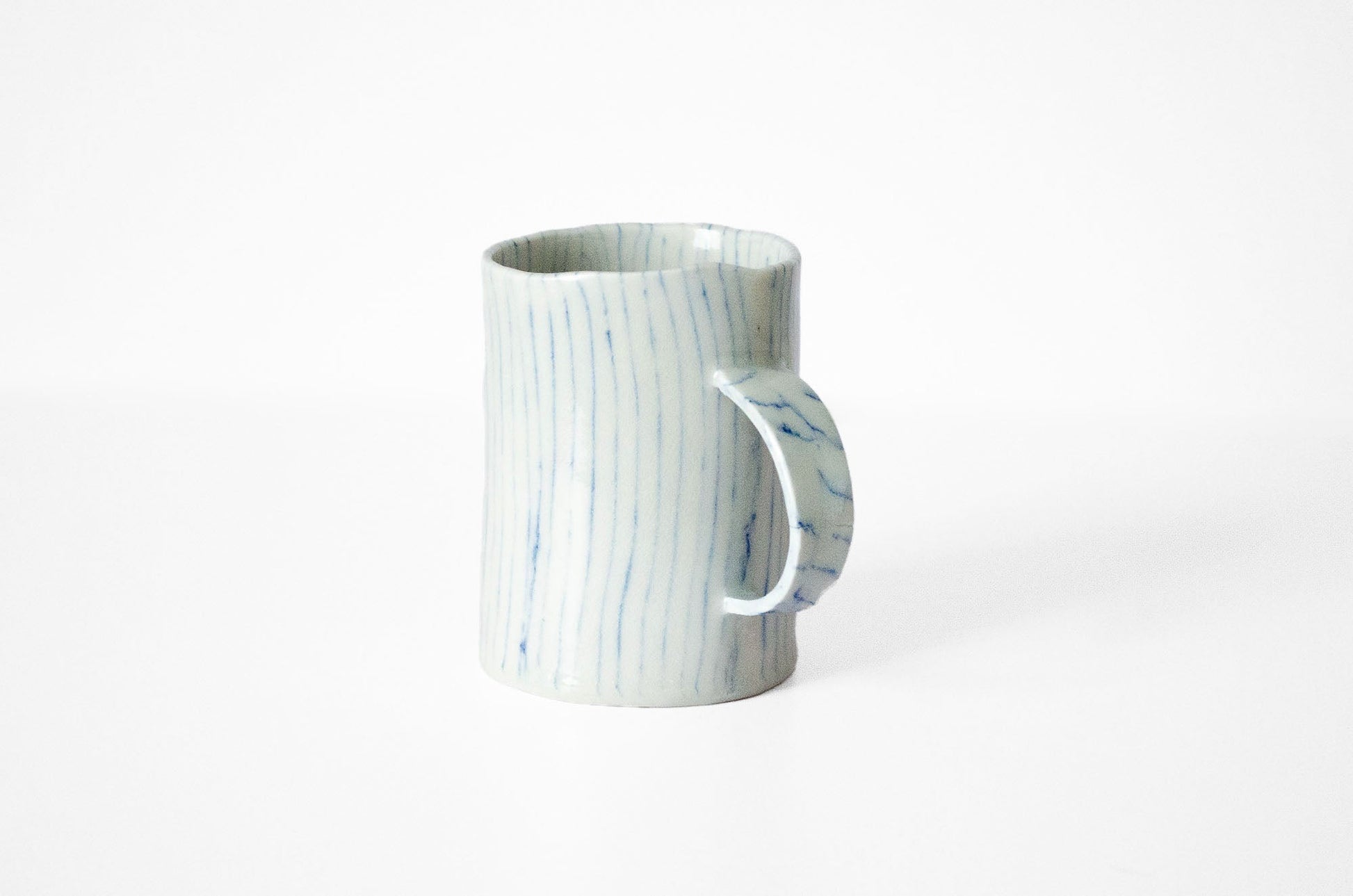 Nerikomi "Stump" Mug Mug Saori M Stoneware