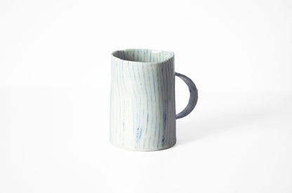Nerikomi "Stump" Mug Mug Saori M Stoneware