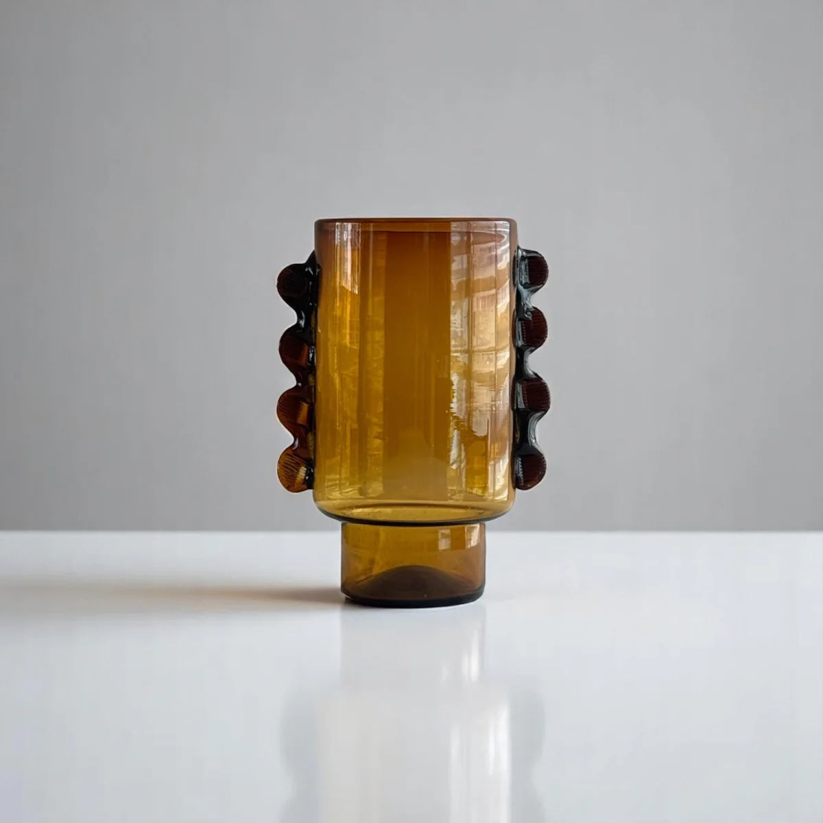 Nora Recycled Amber Glass Vase