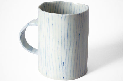 Nerikomi "Stump" Mug Mug Saori M Stoneware