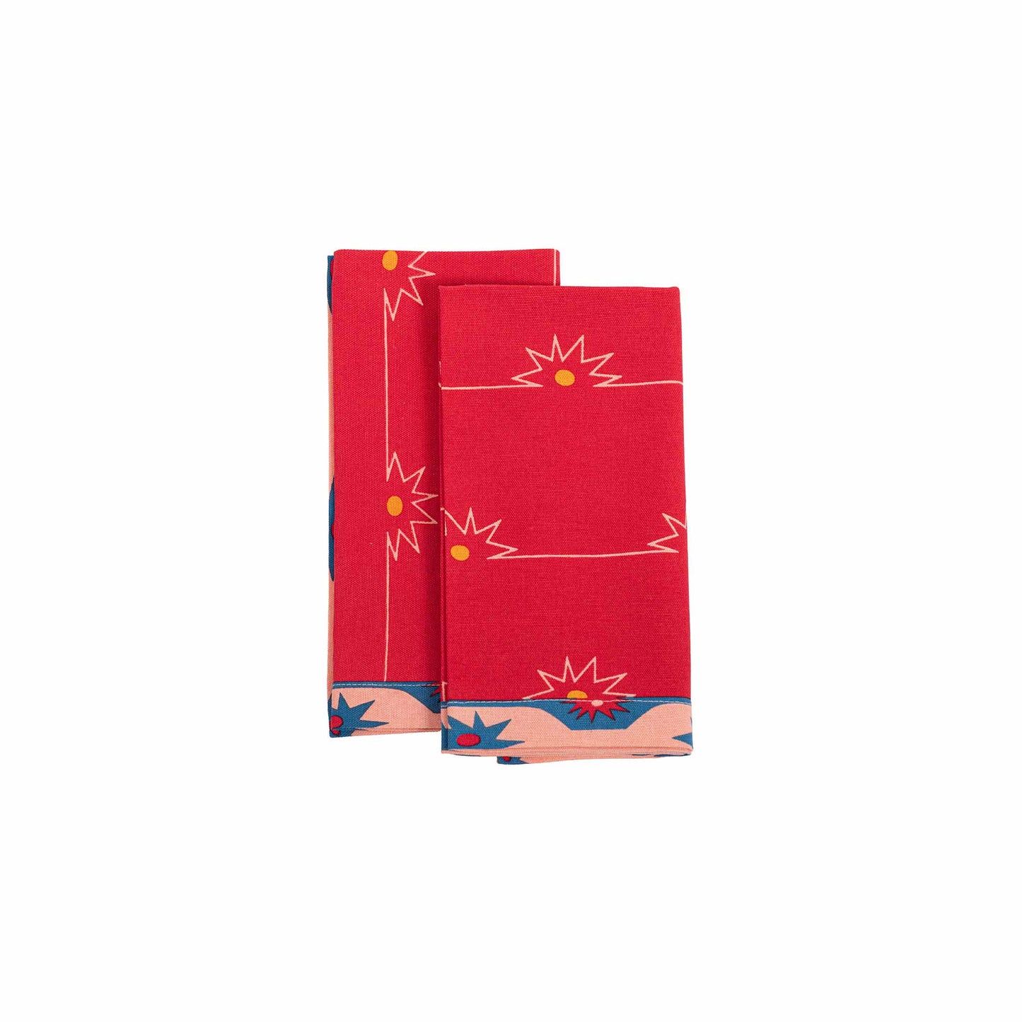 Mojito Red Napkins | Set of 4