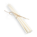 Thin Taper Candles - Pearl White
