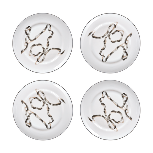 Ribbon Dinner Plates