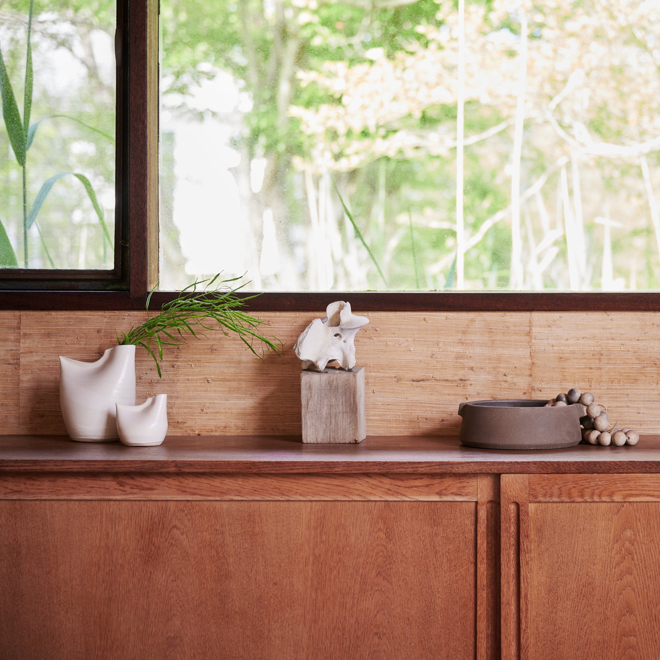White Bird Vase