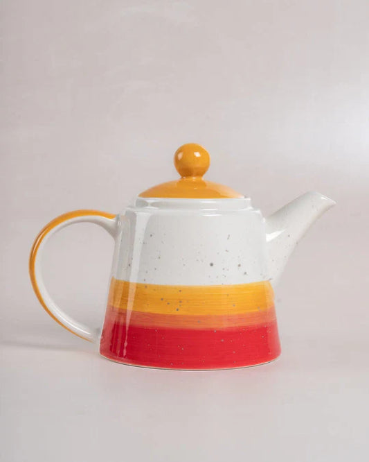Handpainted Ceramic Tea for One tea set Casa Amarosa