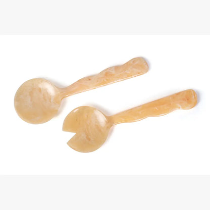 Resin Salad Server Set | Peach Kitchen essential Casa Amarosa