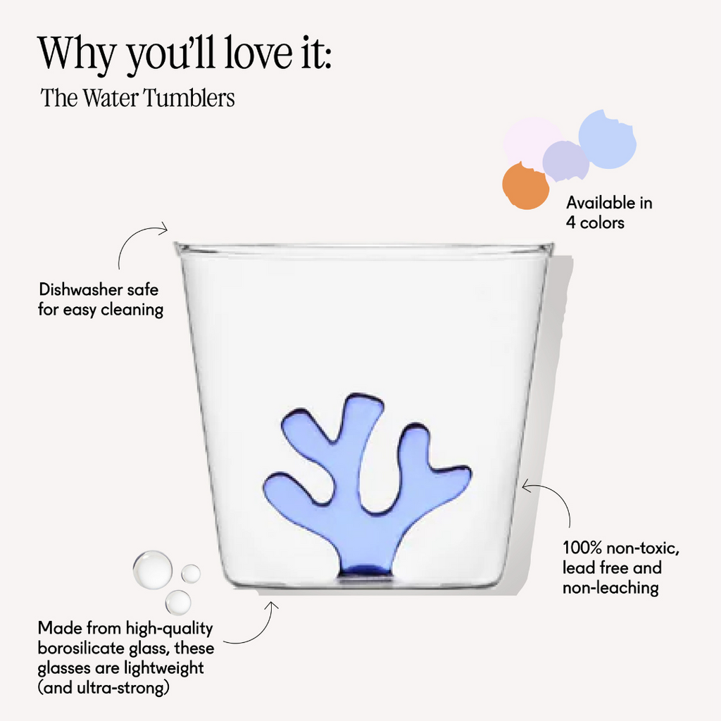 Water Tumblers | Hand-Blown Glass Set