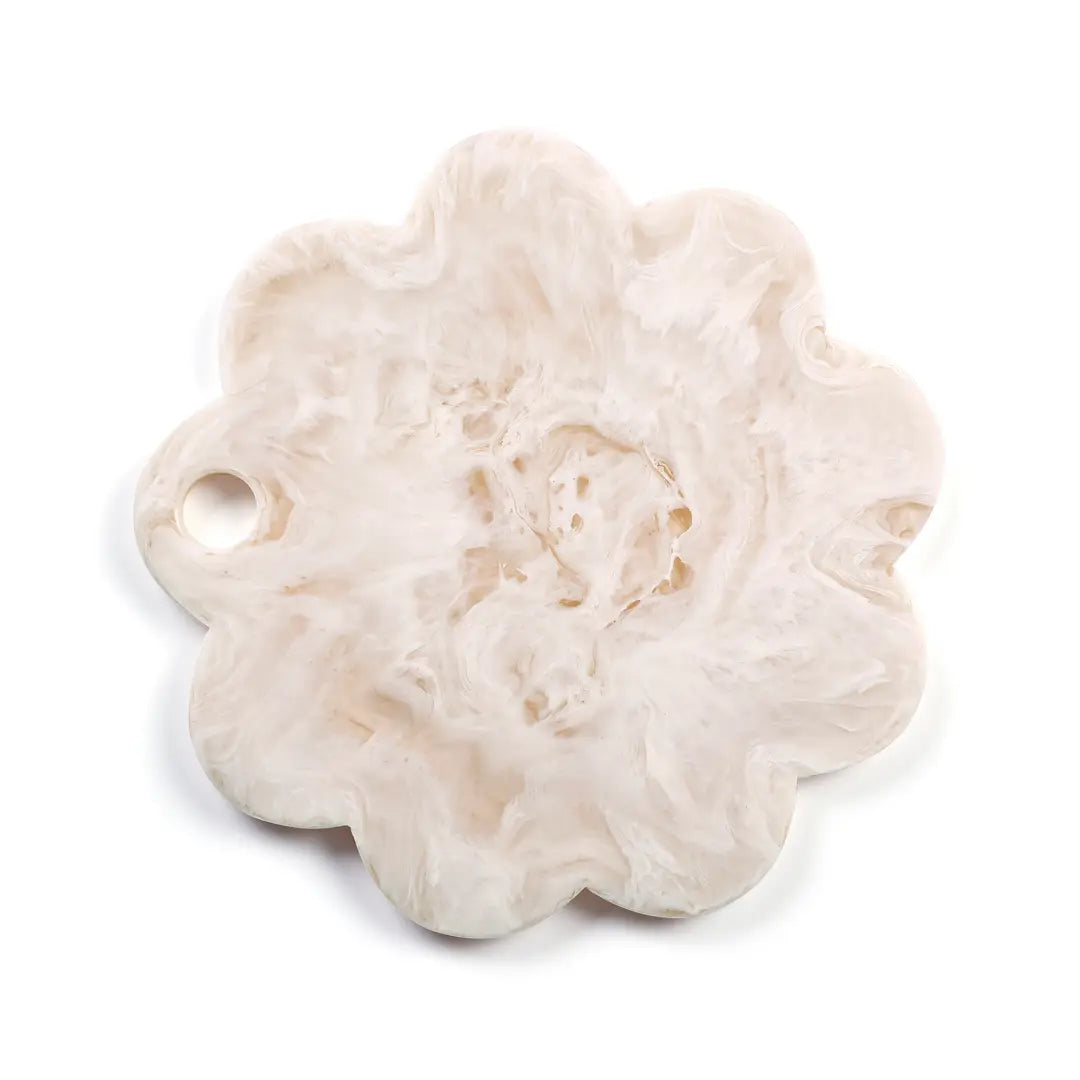 Scallop Resin Cheese Charcuterie Board | Vanilla Kitchen essential Casa Amarosa