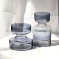 Slate Grey Handblown Glass Vase | Tall vase Casa Amarosa