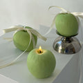 Apple Candle | Hand-Poured Soy Wax Farmers Markets Scandles Green Apple Harvest Single Apple