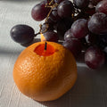 Mandarin Candle Farmers Markets Scandles Orange Citron and Mandarin Single Mandarin