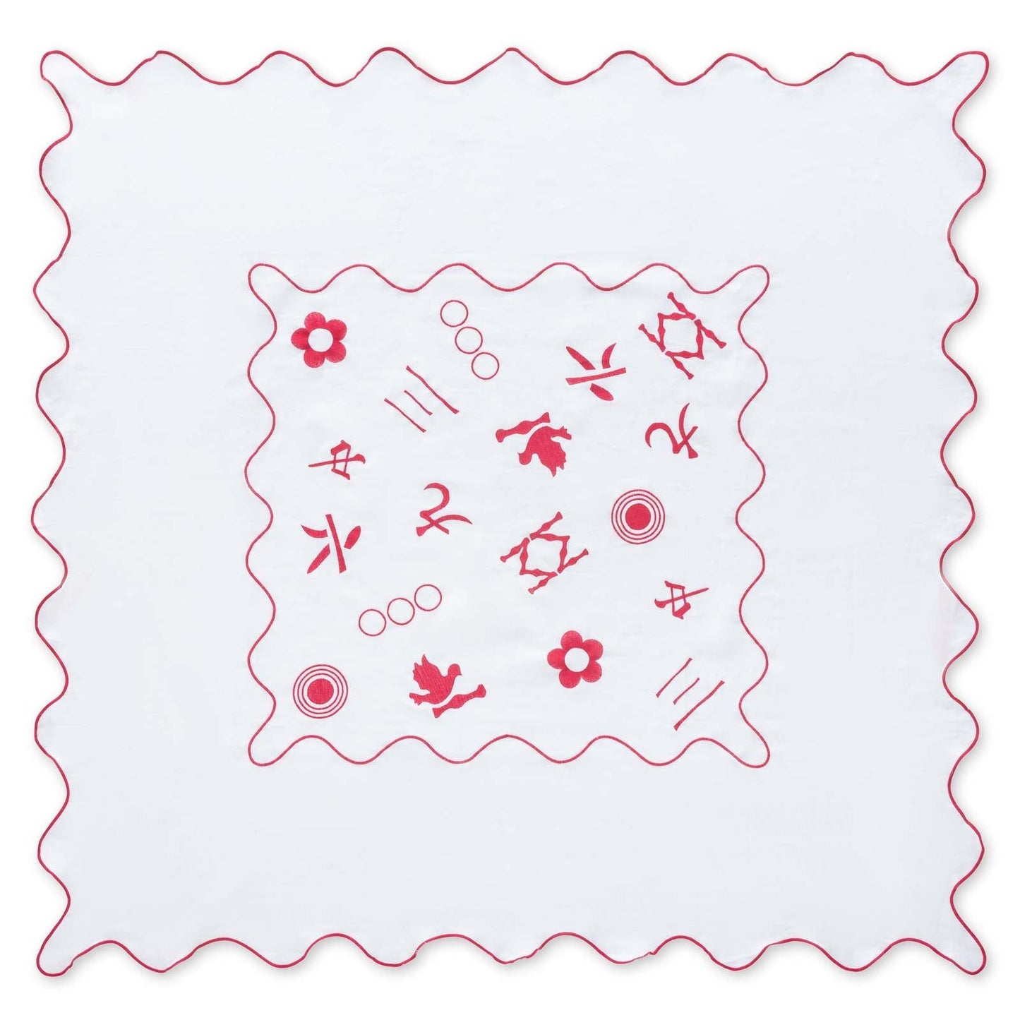 Ms. Mahjong Tablecloth | 100% Linen Tablecloth G. McGee
