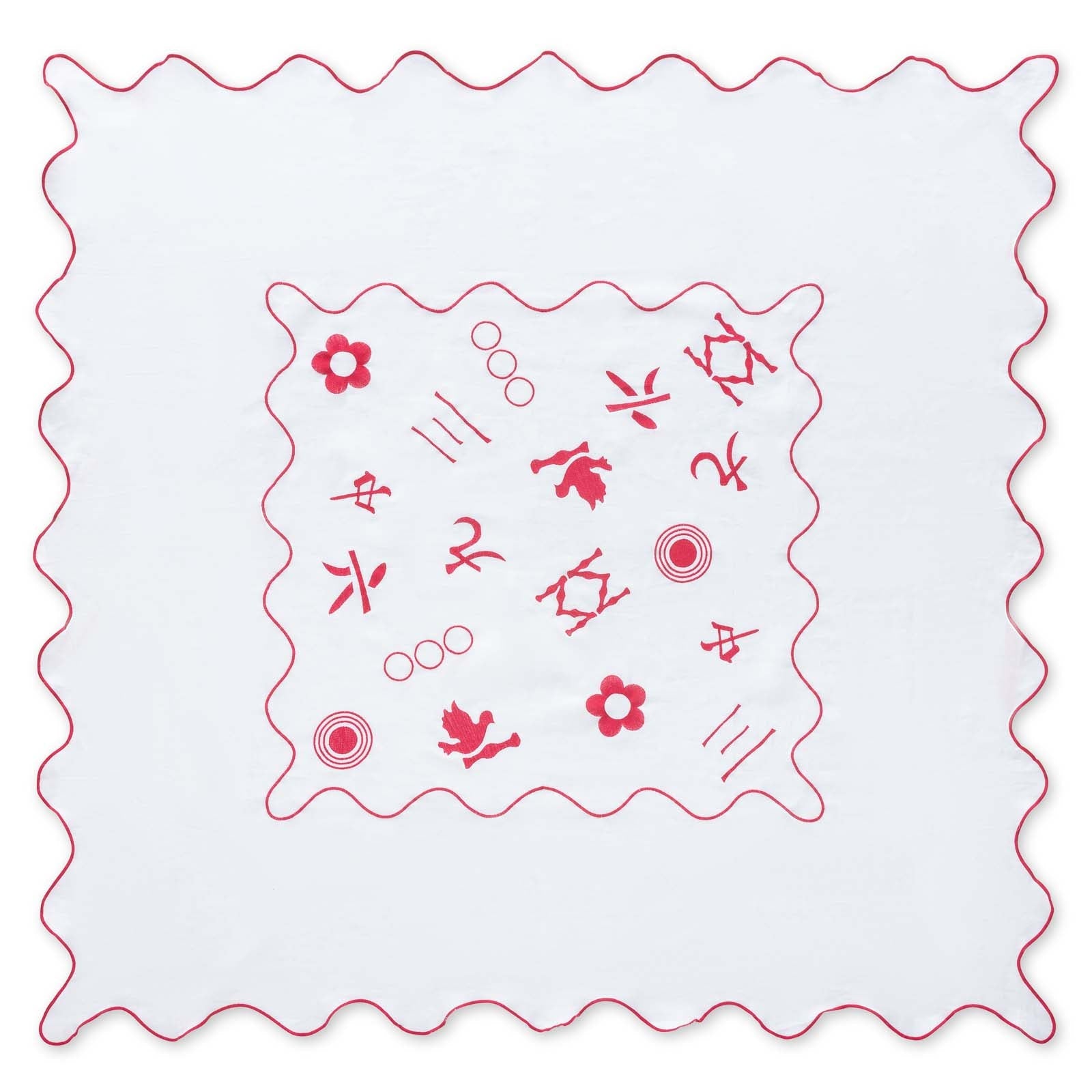 Ms. Mahjong Tablecloth | 100% Linen Tablecloth G. McGee