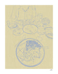 Dinner Print by Stephanie Browne