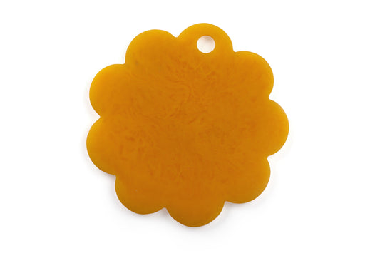Scallop Resin Cheese Charcuterie Board | Mustard board Casa Amarosa