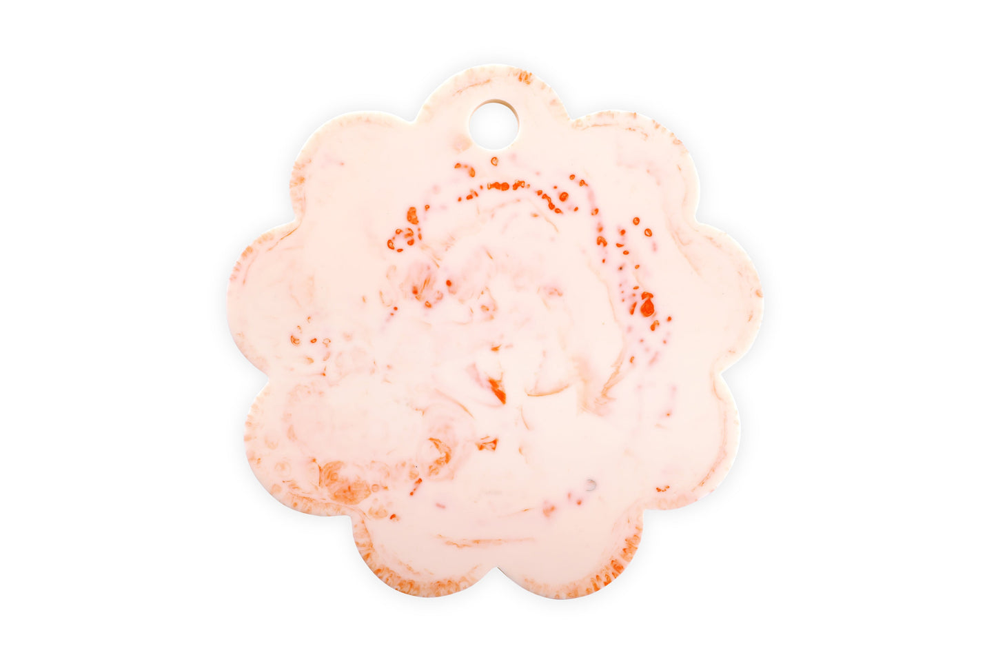 Scallop Resin Cheese Charcuterie Board | Pink board Casa Amarosa