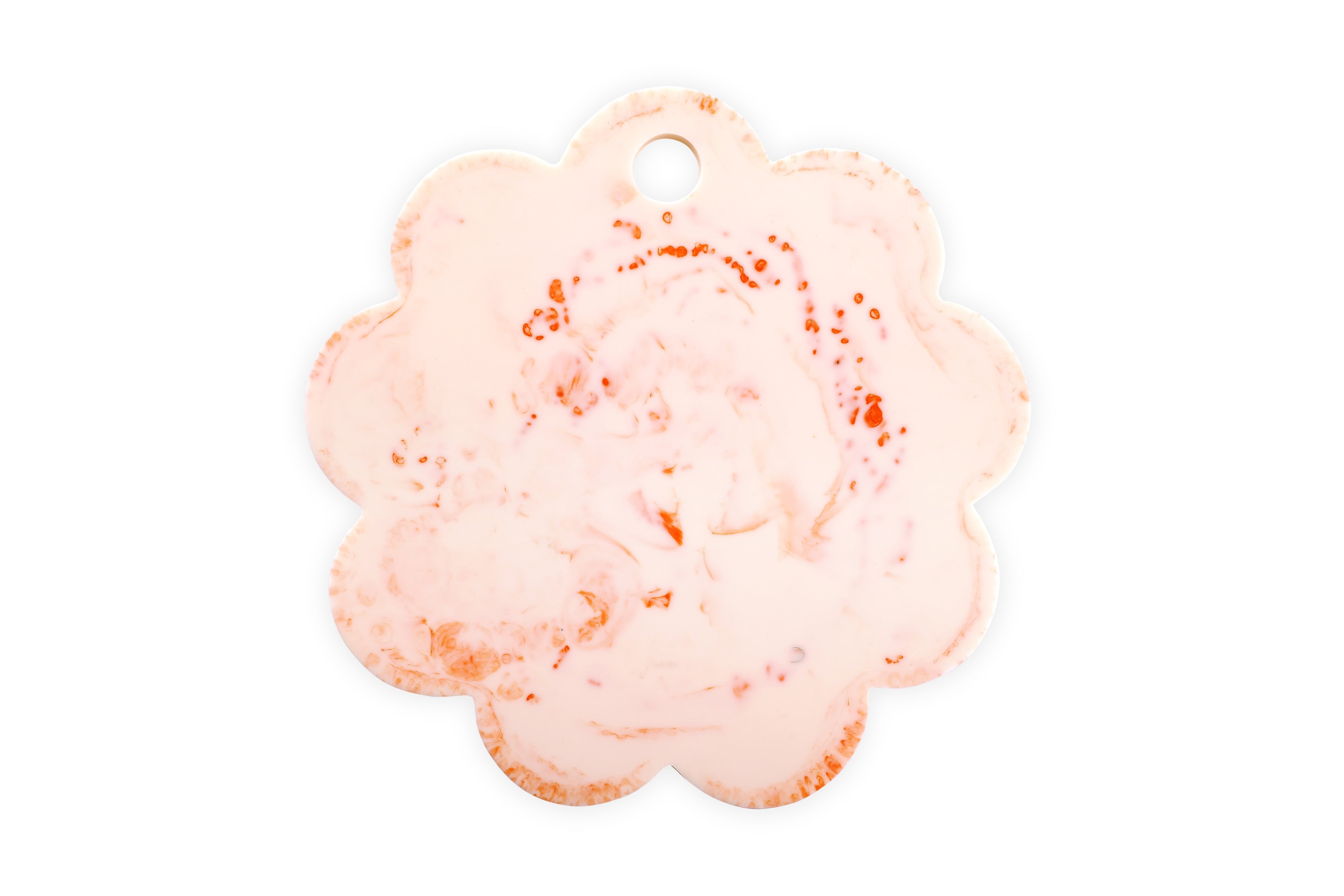 Scallop Resin Cheese Charcuterie Board | Pink board Casa Amarosa