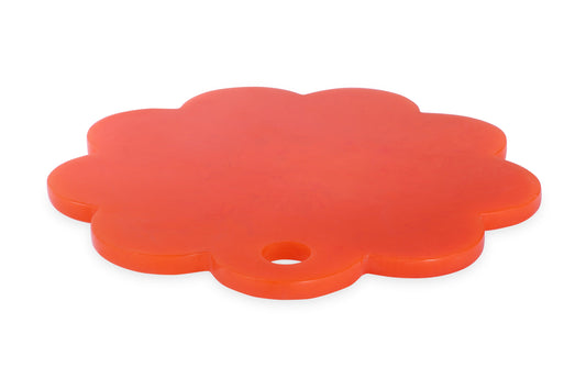 Scallop Resin Cheese Charcuterie Board | Orange board Casa Amarosa