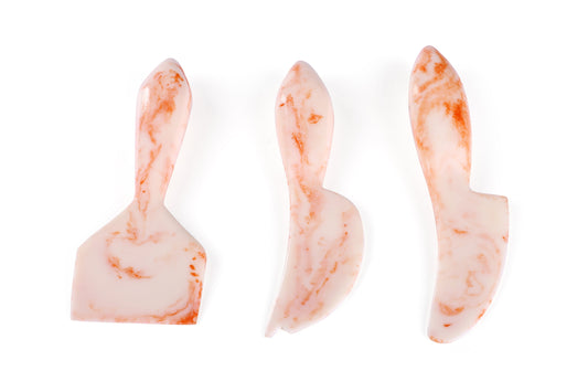 Resin Cheese Knife Set | Pink Knife Casa Amarosa