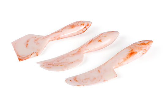 Resin Cheese Knife Set | Pink Knife Casa Amarosa