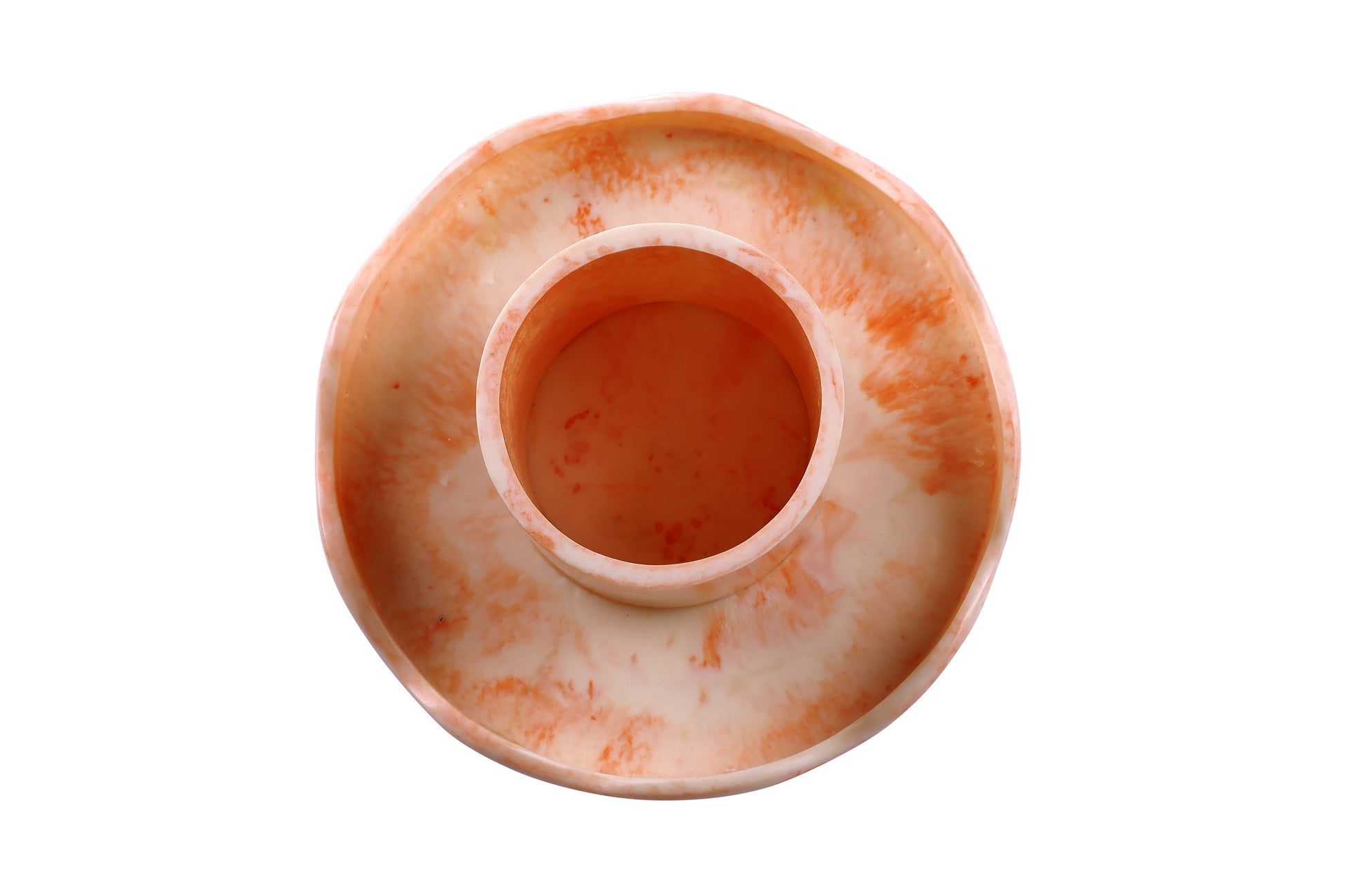 Pink Scallop Resin Cake Stand | Handmade Artisan Dessert Stand Cake stand Casa Amarosa