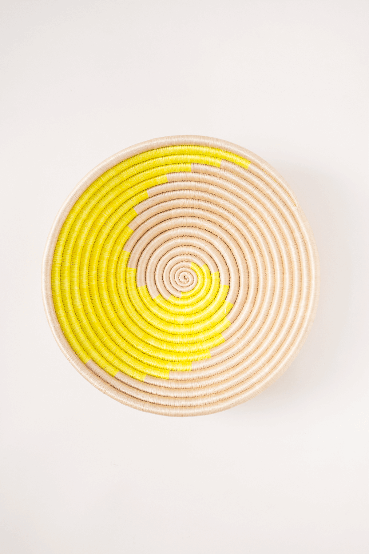 The Swirl Plateaus Handwoven Basket