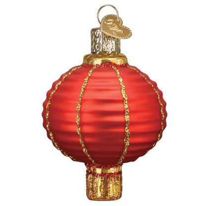 Handcrafted Chinese Lantern Ornament, artisan decor with vibrant red colors and festive elegance for any celebration.