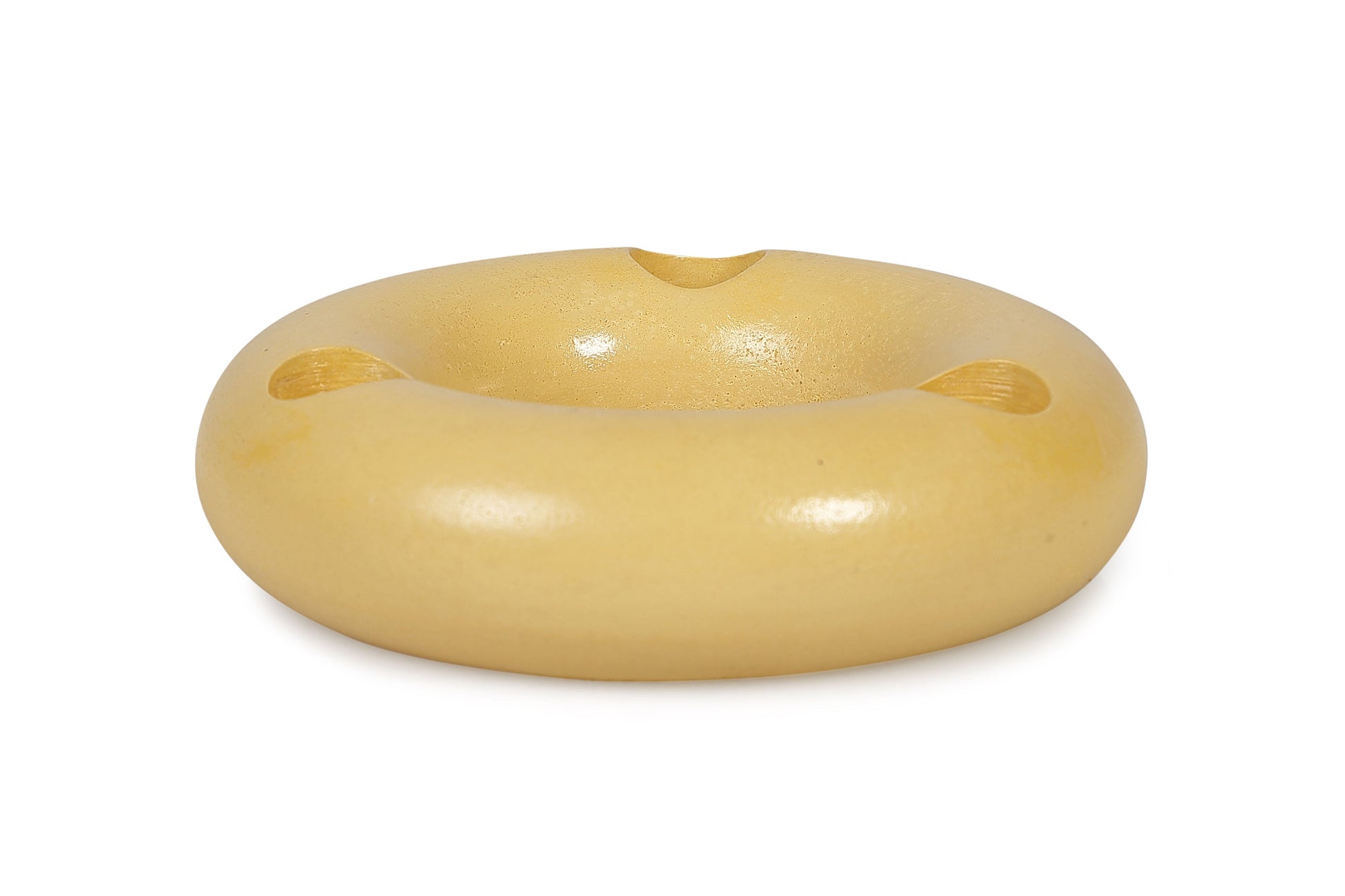 Nordic Donut Concrete Candle Holder | Set of 2 | Mustard Yellow Kitchen essential Casa Amarosa