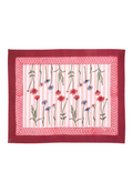 Wildflower Blockprint Placemat, Set of 2
