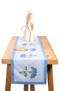 Blue Hydrangea Table Runner