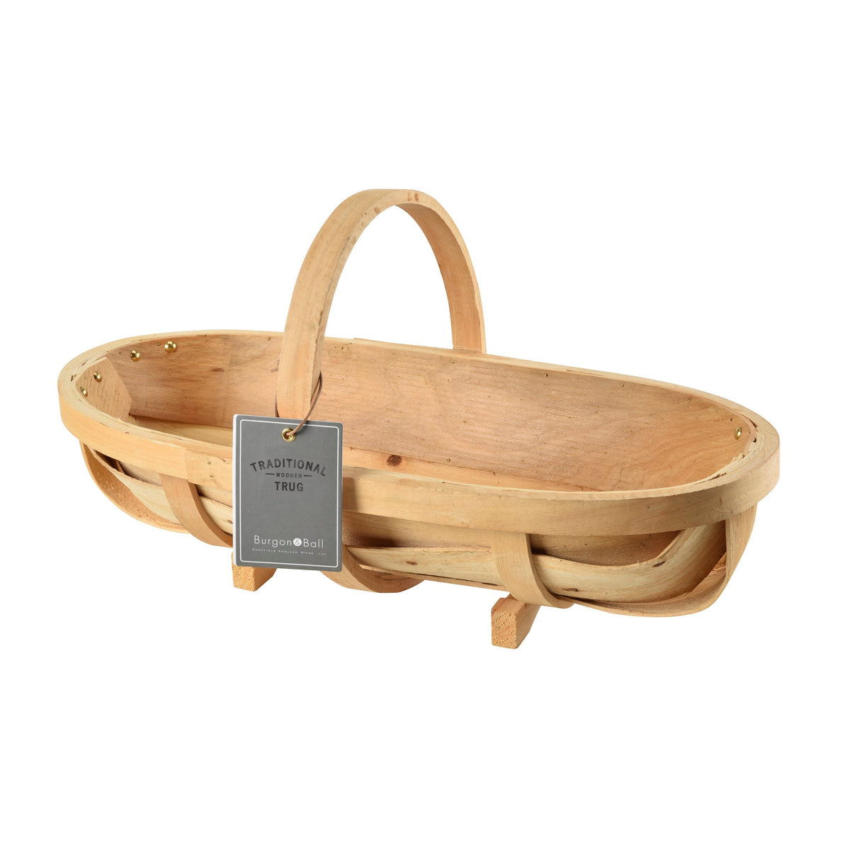 Burgon & Ball® Natural Wooden Trug, Large