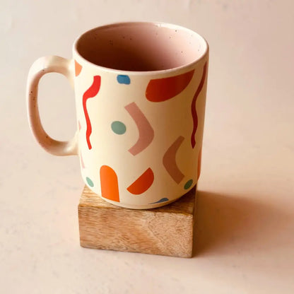 Confetti Ceramic Stoneware Mug Set | Set of 4 Mug Casa Amarosa