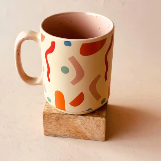 Confetti Ceramic Stoneware Mug Set | Set of 4 Mug Casa Amarosa