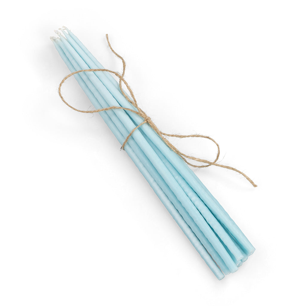 Thin Taper Candles - Powder Blue