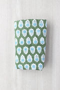 Poinsettia Tablecloth | Sage & Uniform Blue The Mended Company