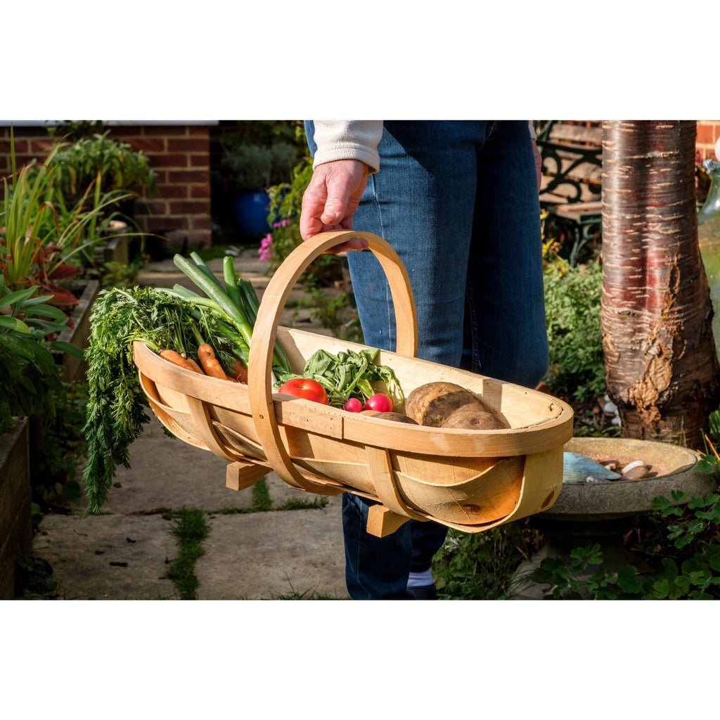 Burgon & Ball® Natural Wooden Trug, Large